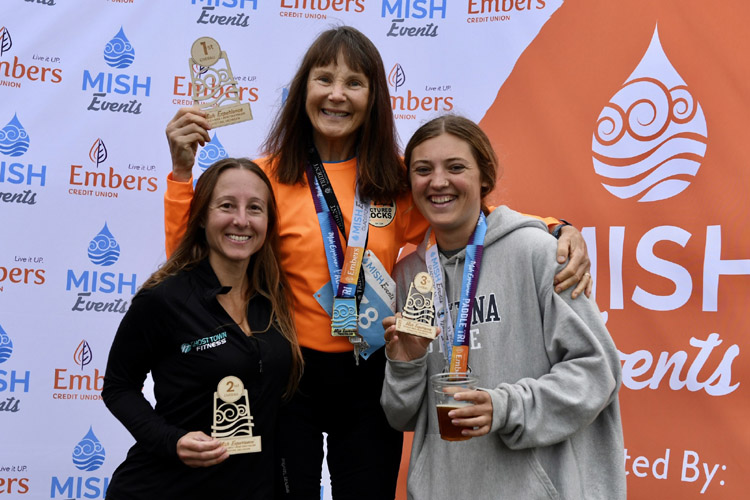 MISH Paddle Bike Run Triathlon winning ladies