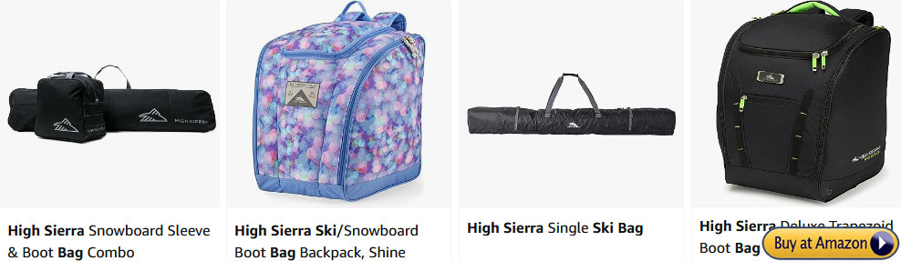 High Sierra ski and boot bags
