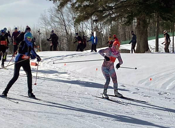 my cross country ski race start