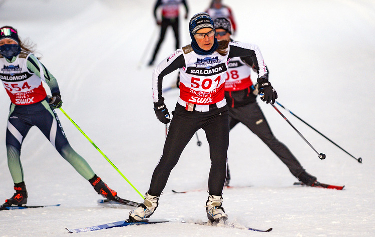 cross country ski racers