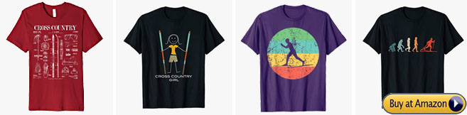 cross country ski t-shirts