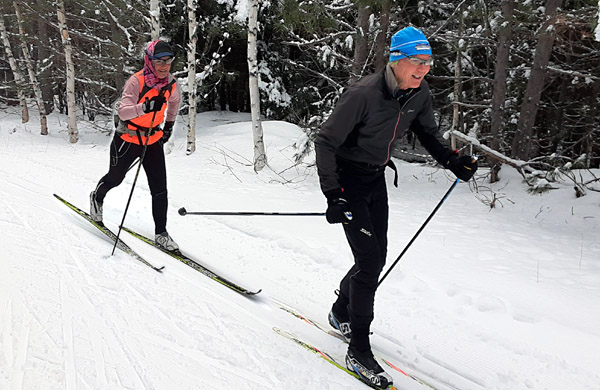 cross country ski touring