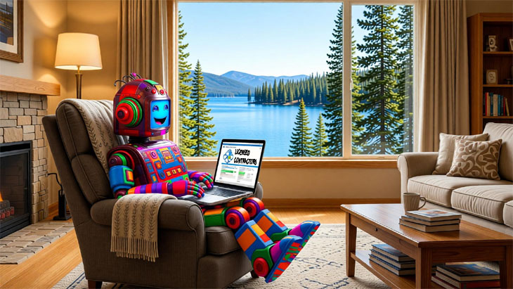 Renny the Radon Robot is searching for a licensed Radon contractor