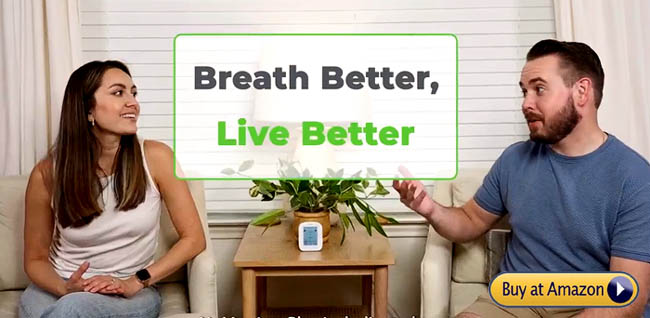 home air quality monitors on Amazon