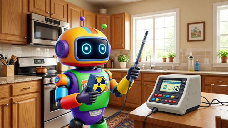 Radon at Tahoe Guide Cartoon Certified Radon Tester