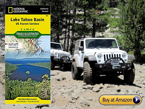 Lake Tahoe Off Roading Map